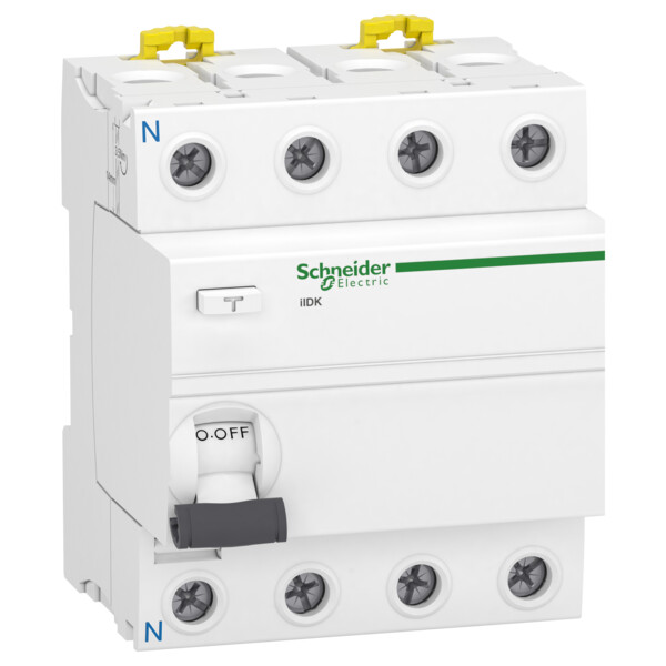 Prodis iid k interrupteur différentiel  pdc 4,5ka 4p 25a type ac 30ma - Schneider Electric - A9R55425