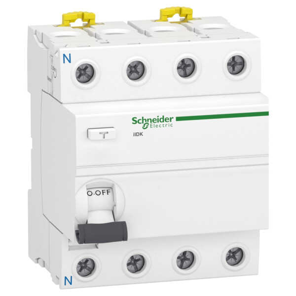 Prodis iid k interrupteur différentiel  pdc 4,5ka 4p 25a type ac 30ma - Schneider Electric - A9R55425