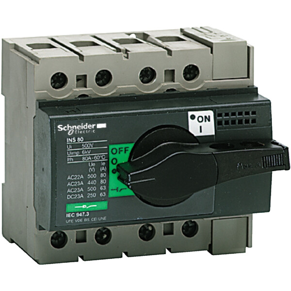 Schneider Electric Interrupteur sectionneur Interpact Ins80 3P 80 A - Schneider Electric - 28904