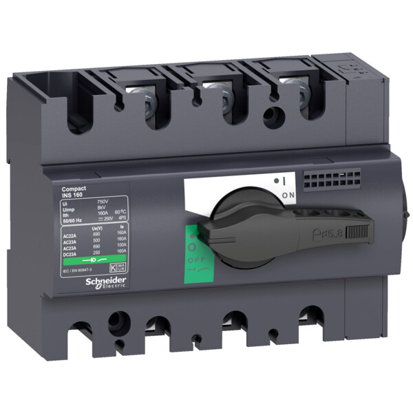 Schneider Electric Interrupteur sectionneur Interpact Ins160 3P 160 A - Schneider Electric - 28912