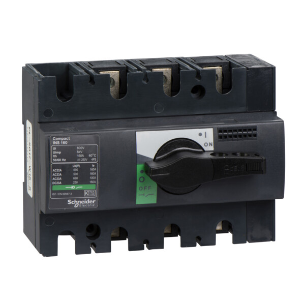 Schneider Electric Interrupteur sectionneur Interpact Ins160 3P 160 A - Schneider Electric - 28912