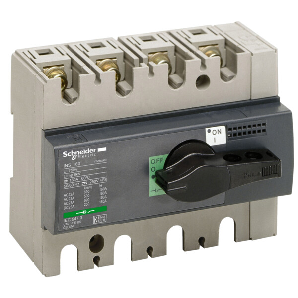 Schneider Electric Interrupteur sectionneur Interpact Ins160 4P 160 A - Schneider Electric - 28913
