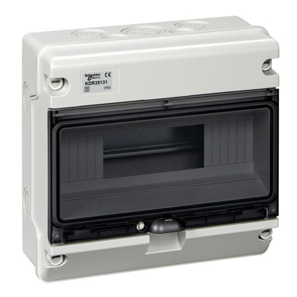 Kaedra XT coffret étanche pour appareillage modulaire 1 rangée 12 modules IP65 - Schneider Electric - KDR35131