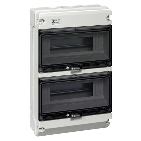 Kaedra XT coffret étanche pour appareillage modulaire 2rangées de 12modules IP65 - Schneider Electric - KDR35141