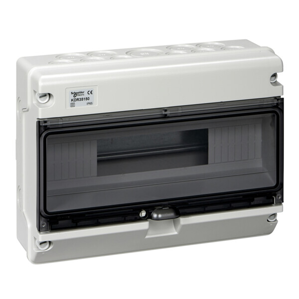 Kaedra XT coffret étanche pour appareillage modulaire 1 rangée 16 modules IP65 - Schneider Electric - KDR35150