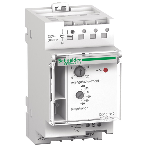THERMOSTAT ELECTRO 6 PLAG ES TH7 - Schneider Electric - CCT15840