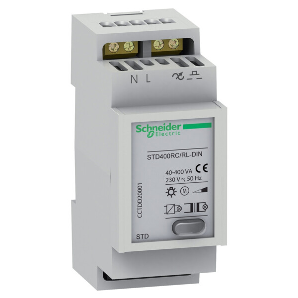 Schneider Electric Télévariateur 400W Std400Rc/Rl-Din pour Commande D'Éclairage - Schneider Electric - CCTDD20001