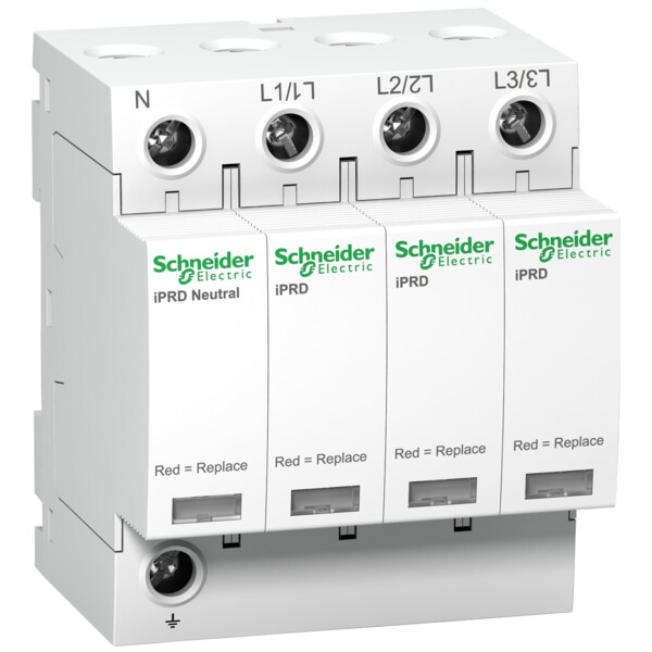 Acti9, iPRD 65r parafoudre 65 KA 350V 3PN avec report signalisation - Schneider Electric - A9L65601