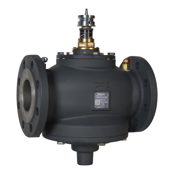 Vanne pibcv dn80 hight flow à bride avec prise de pression - Schneider Electric - VP220F-80CQH