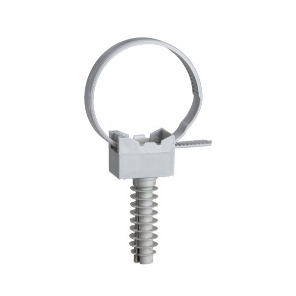 Colliers avec chevilles Schneider Mureva Fix instacables pour conduit diamètres 16 à 32 gris  - Schneider Electric - ENN47933