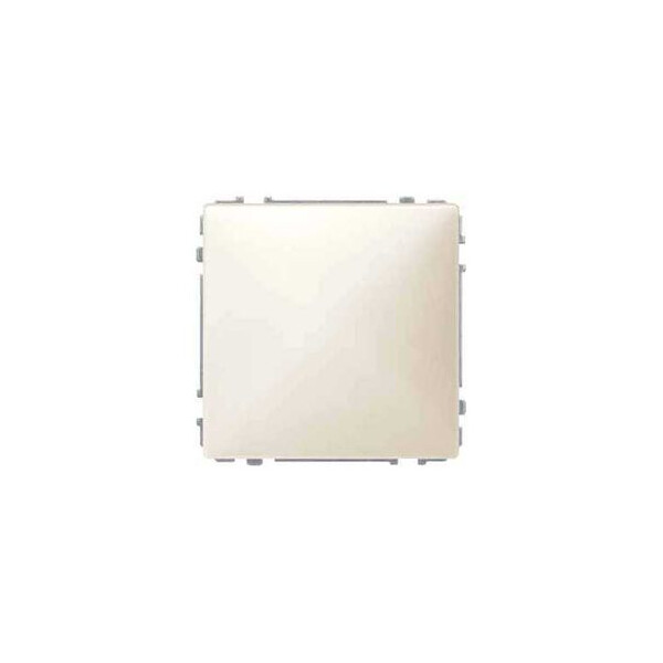 Capot d’obstruction Merten Schneider Electric - Avec support de bague - Encastré - Vis - Polycarbonate - Blanc brillant - IP20 - Schneider Electric - MTN391944