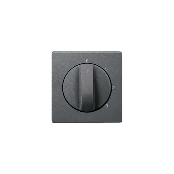Enjoliveur pour interrupteur inverseur 3 positions + arrêt, anthracite - Schneider Electric - MTN437314