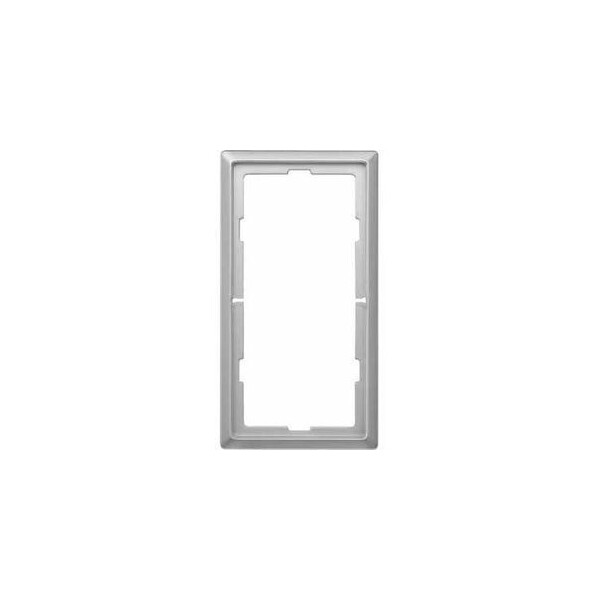 Plaque de finition Merten Schneider Electric - Pour prise rasoir - 1 poste - Vertical - Horizontal - Acier inoxydable - Brillant - IP20 - Schneider Electric - MTN481846
