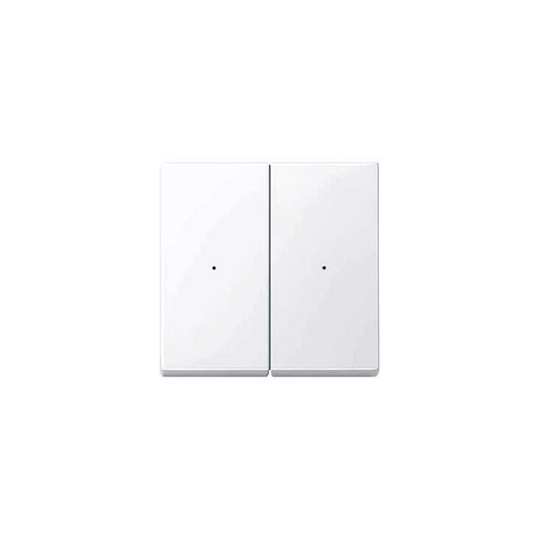 M-Plan KNX, commande double sans marquage Antimicrobien brillant - Schneider Electric - MTN619225