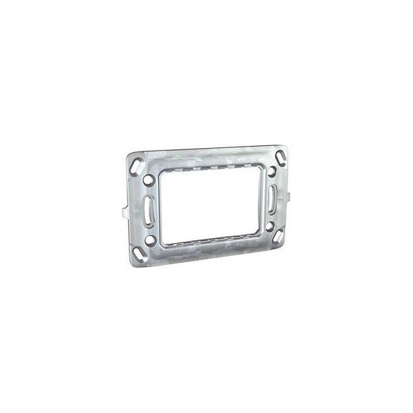 Support de fixation 3 Modules Schneider Unica sans griffe à l’Italienne - Schneider Electric - MGU7.103