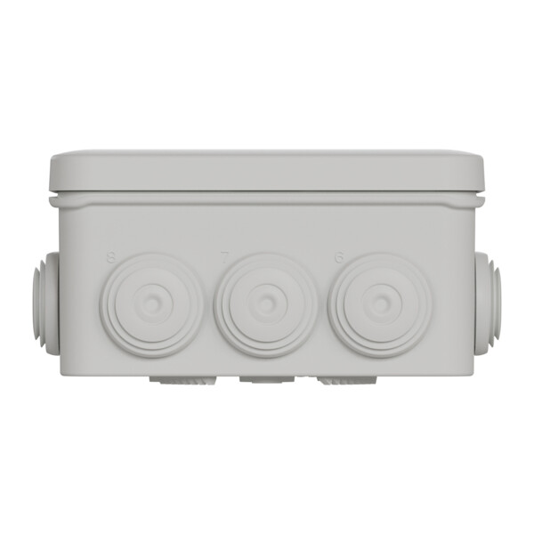 Boîte de dérivation 105x65x55 Schneider Mureva Box étanche 8 embouts Gris IP55 - Schneider Electric - ENN05003