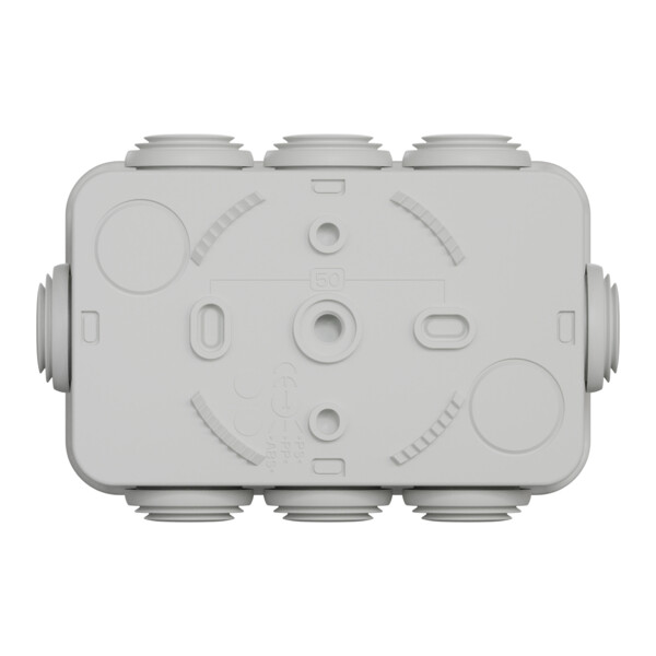 Boîte de dérivation 105x65x55 Schneider Mureva Box étanche 8 embouts Gris IP55 - Schneider Electric - ENN05003