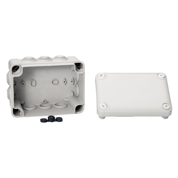 Boîte de dérivation 150x105x80 Schneider Mureva Box étanche 10 embouts Gris IP55 - Schneider Electric - ENN05007