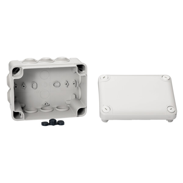 Boîte de dérivation 150x105x80 Schneider Mureva Box étanche 10 embouts Gris IP55 - Schneider Electric - ENN05007
