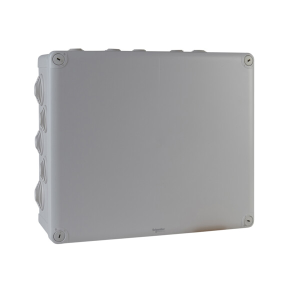 Boîte de dérivation 325x275x120 Schneider Mureva Box étanche 20 embouts Gris IP55 - Schneider Electric - ENN05019