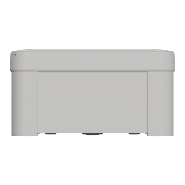 Boîte de dérivation 105x105x55 Schneider Mureva Box étanche faces lisses couvercle à vis Gris - Schneider Electric - ENN05045