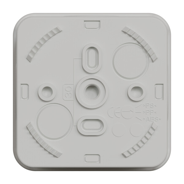 Boîte de dérivation 65x65x45 Schneider Mureva Box étanche 4 entrées défonçables pour PE Gris - Schneider Electric - ENN05082
