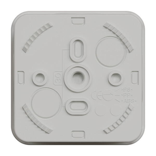 Boîte de dérivation 65x65x45 Schneider Mureva Box étanche 4 entrées défonçables pour PE Gris - Schneider Electric - ENN05082