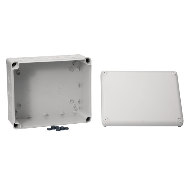 Boîte de dérivation 275x225x120 Schneider Mureva Box étanche 24 entrées défonçables pour PE Gris - Schneider Electric - ENN05097