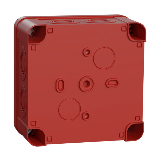 Boîte de dérivation 105x105x55 Schneider Mureva Box étanche 13 entrées Rouge IP55 - Schneider Electric - ENN05175