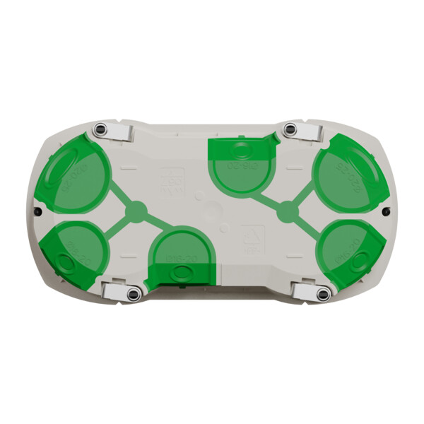 Boîte étanche Schneider Multifix 2 postes Ø67 mm entraxe 71 prof 40 mm - Schneider Electric - IMT35000