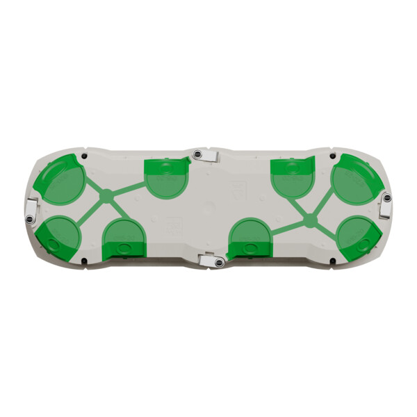 Boîte étanche Schneider Multifix 3 postes Ø67 mm entraxe 71 prof 40 mm - Schneider Electric - IMT35031
