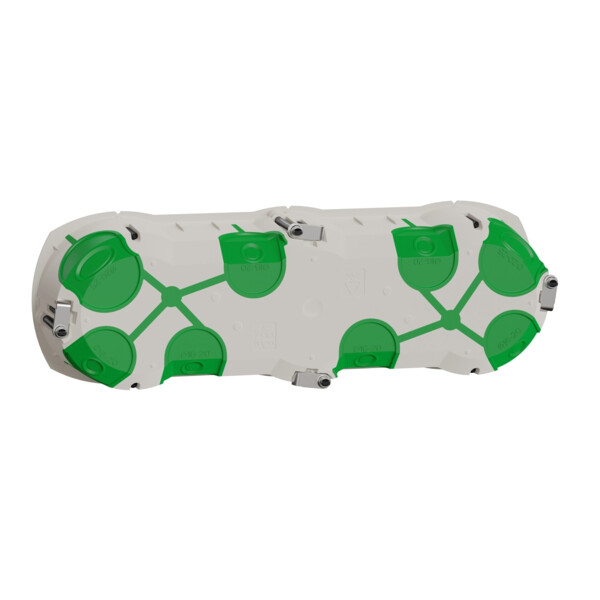 Boîte étanche Schneider Multifix 3 postes Ø67 mm entraxe 71 prof 40 mm - Schneider Electric - IMT35031