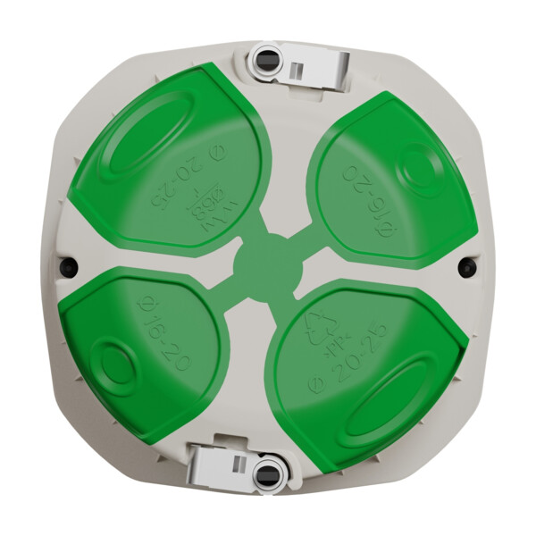 Boîte encastrement étanche Schneider Multifix 1 poste Ø67 mm prof 47 mm - Schneider Electric - IMT35032