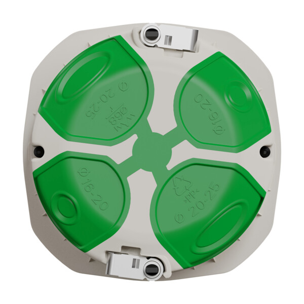 Boîte encastrement étanche Schneider Multifix 1 poste Ø67 mm prof 47 mm - Schneider Electric - IMT35032