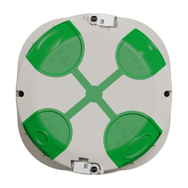Boîte encastrement étanche Schneider Multifix 1 poste Ø67 mm prof 40 mm - Schneider Electric - IMT35034