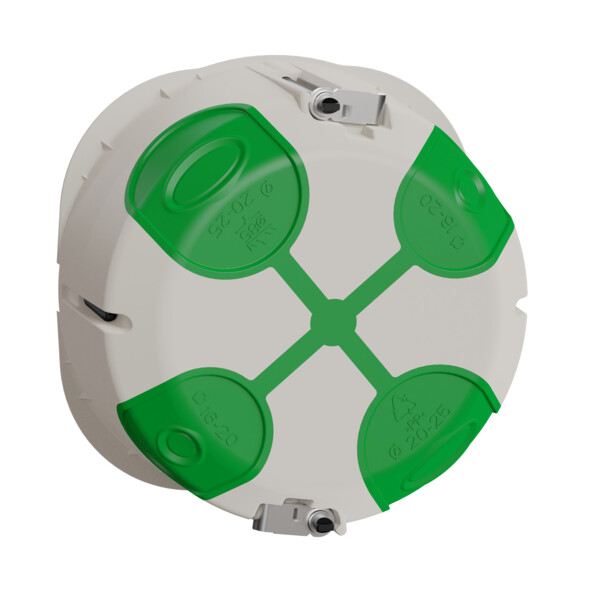 Boîte encastrement étanche Schneider Multifix 1 poste Ø67 mm prof 40 mm - Schneider Electric - IMT35034