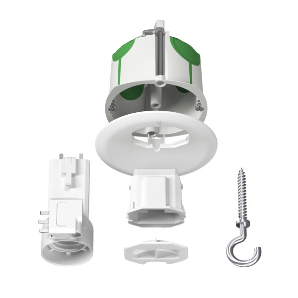 Boîte de centre Schneider Multifix, connecteur, douille, piton, couvercle non affleurant - Schneider Electric - IMT35023