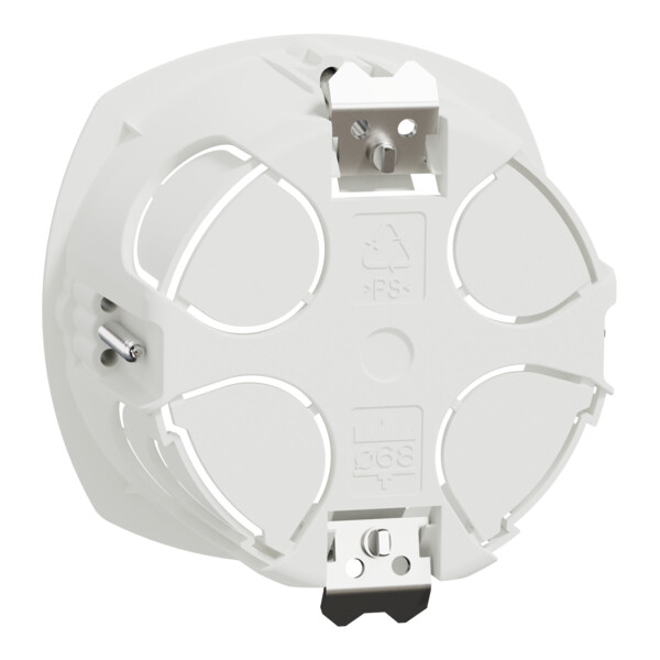 Boîte encastrement Schneider Multifix 1 poste Ø67 mm prof 40 mm blanche - Schneider Electric - IMT35914