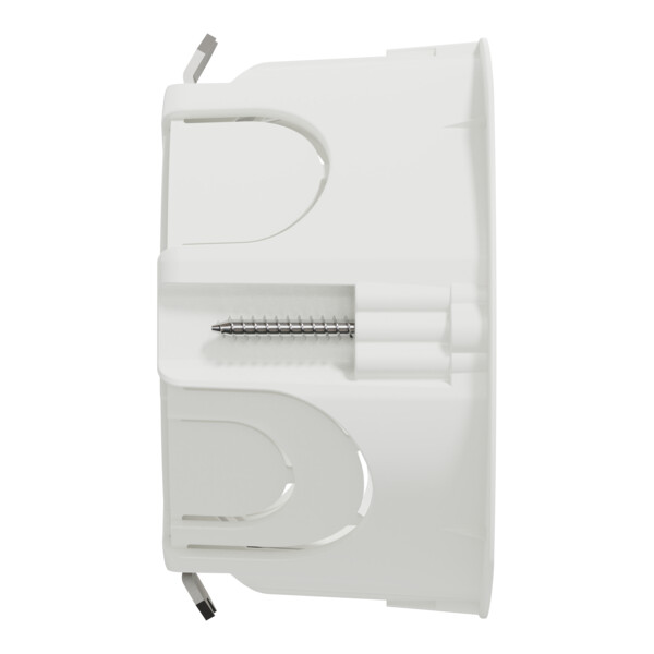Boîte encastrement Schneider Multifix 1 poste Ø67 mm prof 40 mm blanche - Schneider Electric - IMT35914