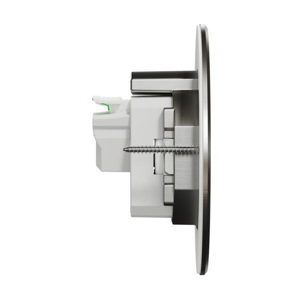 Unica system+ - prise de sol xs ik08 ip44 - 2p+t - ronde métal - Schneider Electric - INS52103