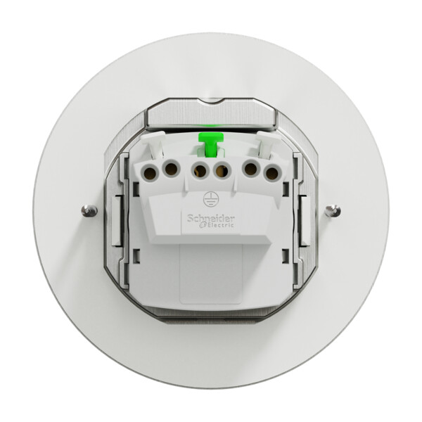 Unica system+ - prise de sol xs ik08 ip44 - 2p+t - ronde métal - Schneider Electric - INS52103
