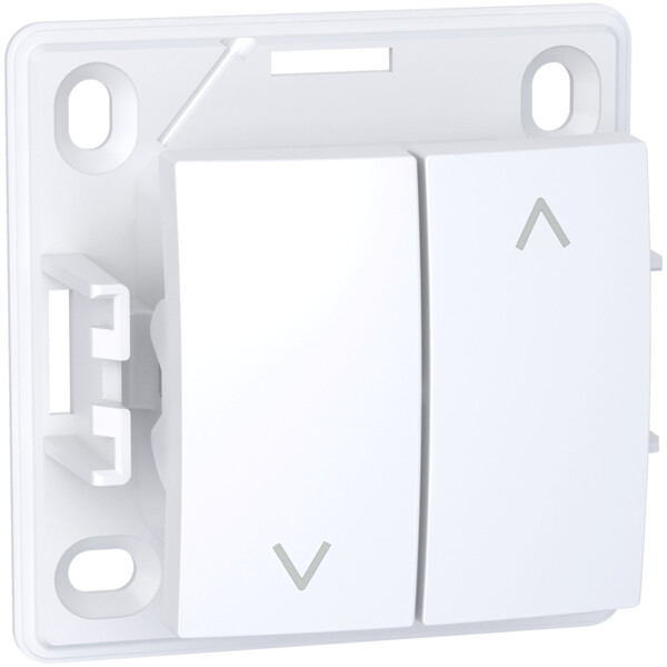 Alréa, Interrupteur volets roulants, blanc polaire - Schneider Electric - ALB61197P