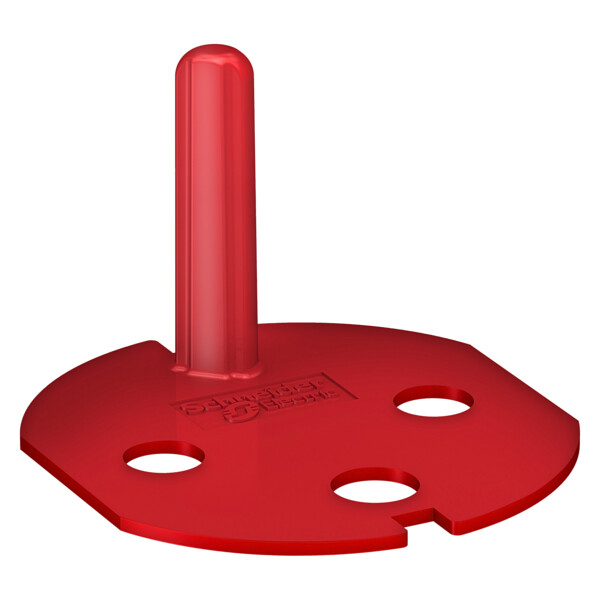 Détrompeur fiche mâle Unica rouge - Schneider Electric - ALB45290