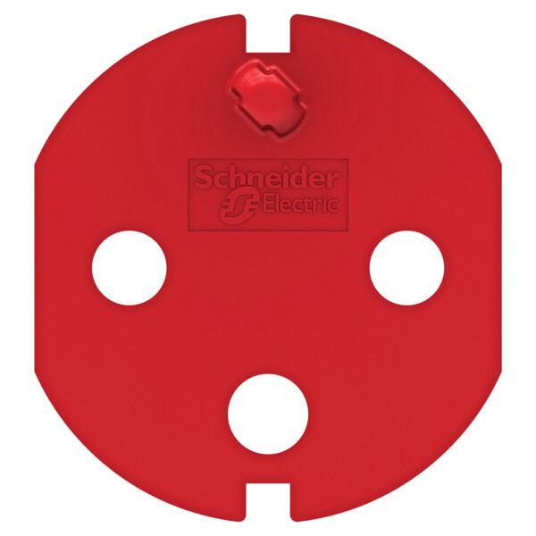 Détrompeur fiche mâle Unica rouge - Schneider Electric - ALB45290