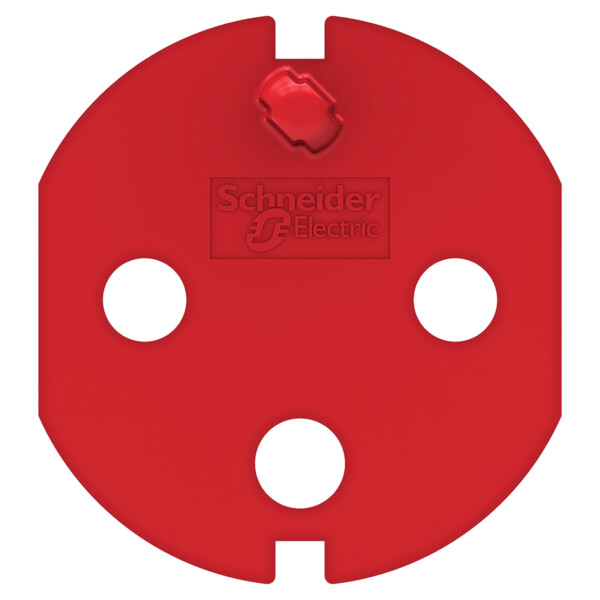 Détrompeur fiche mâle Unica rouge - Schneider Electric - ALB45290