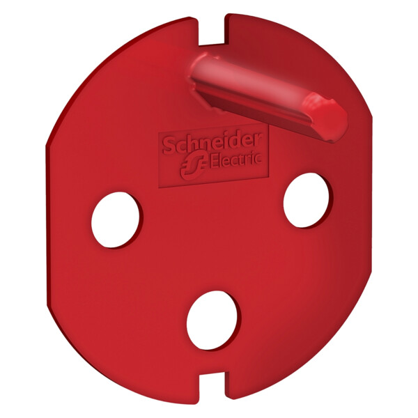 Détrompeur fiche mâle Unica rouge - Schneider Electric - ALB45290
