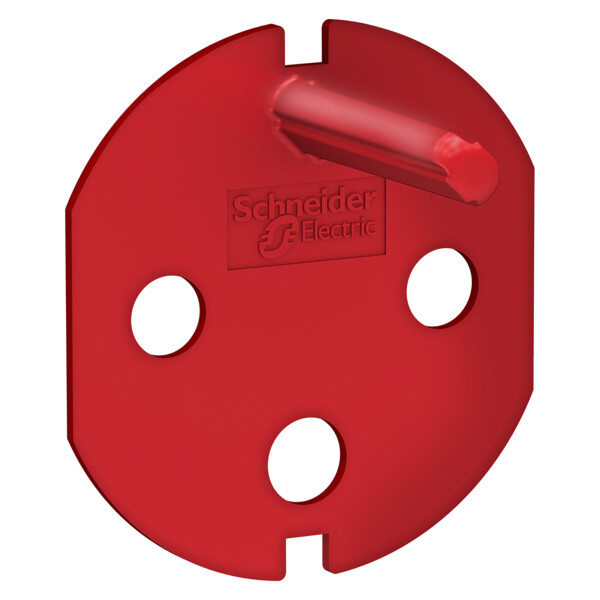 Détrompeur fiche mâle Unica rouge - Schneider Electric - ALB45290