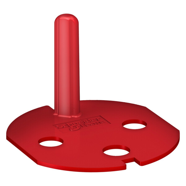 Détrompeur fiche mâle Unica rouge - Schneider Electric - ALB45290