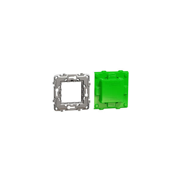 Support de Fixation Zamak 2 Modules avec Protection de Chantier Unica Schneider - Schneider Electric - NU7002C
