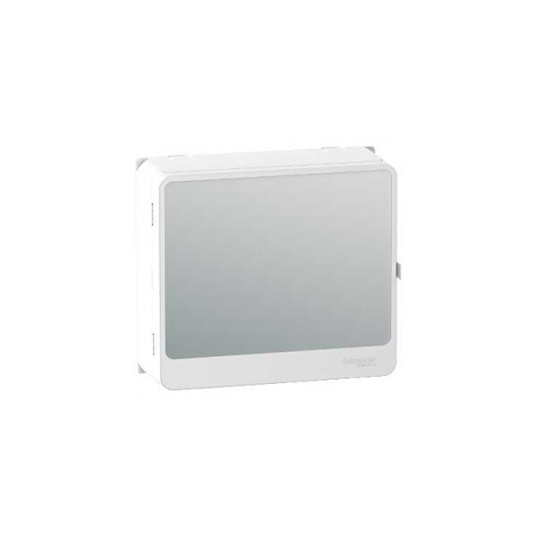 Resi9 - Habillage + Porte touch miroir - Pour Platines 13 modules - Schneider Electric - R9H13418M